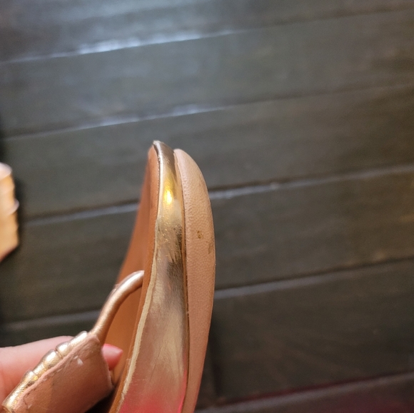 FitFlop Rose Gold Twiss Leather Sandal - 8 - Picture 6 of 7
